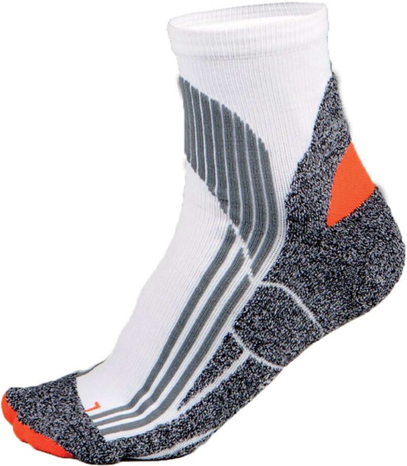 Proact TECHNICAL SPORTS SOCKS - Λευκό/Γκρι/Πορτοκαλί