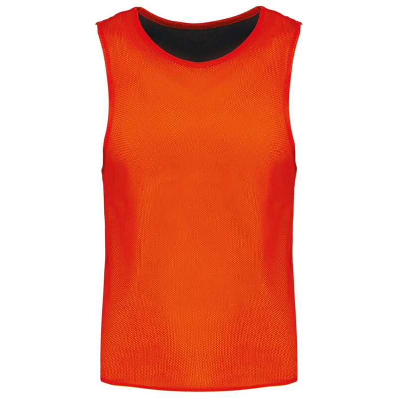 pa042-spicy_orangeblack-a1 Proact Παρακαλώ δώστε μου το πλήρες κείμενο που θέλετε να μεταφράσω. Αυτή τη στιγμή βλέπω μόνο τους placeholders `MULTI-SPORTS REVERSIBLE BIB`. - Spicy Orange/Black