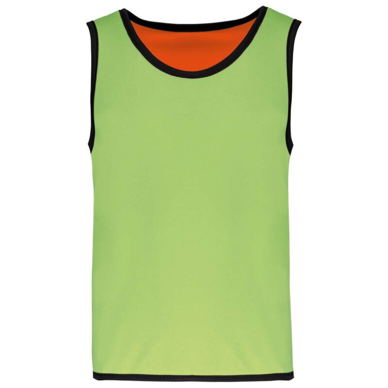pa046-limespicy_orange-a1 Proact BIB REVERSIBLE RUGBY για KID - Lime/Spicy Orange