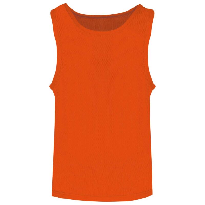 pa047-spicy_orange-a1 Proact LIGHTWEIGHT MESH MULTISPORT BIB της KID - Spicy Orange
