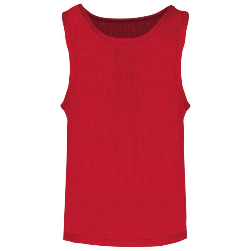pa047-sporty_red-a1 Proact LIGHTWEIGHT MESH MULTISPORT BIB της KID - Σπορ Κόκκινο