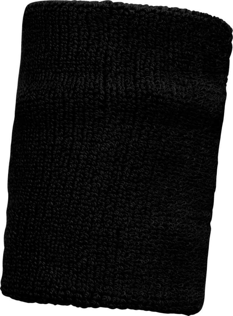 pa049-black-a1 Proact TOWELING MULTISPORT WRISTBAND - Μαύρο