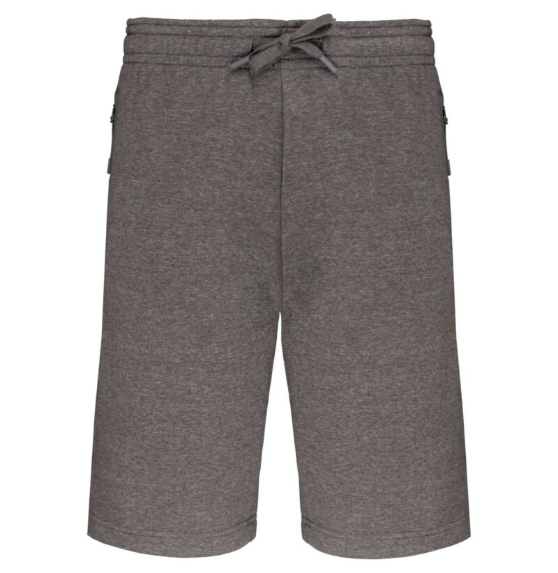 pa1022-grey_heather-a1 Proact SHORTS BERMUDA FLEECE MULTISPORT ADULT - Γκρι Μελανζέ