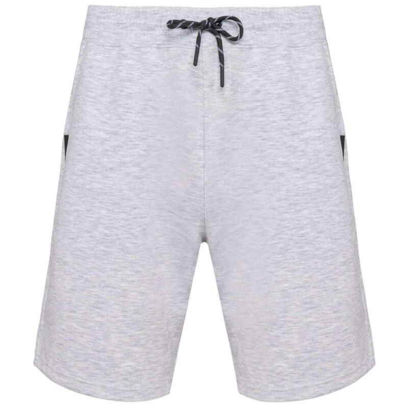 pa1028-ash_heather-a1 Proact Ανδρικά σορτς - 79% Polyester/15% Viscose/6% Elastane