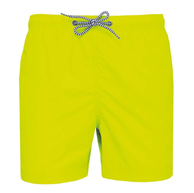 pa168-fluorescent_yellow-a1 Proact Μαγιό σορτς - Φωσφοριζέ Κίτρινο