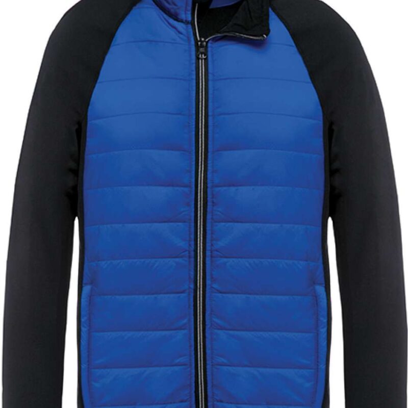 pa233-dark_royal_blueblack-a1 Proact DUAL-FABRIC SPORTS JACKET - Σκούρο Βασιλικό Μπλε και Μαύρο