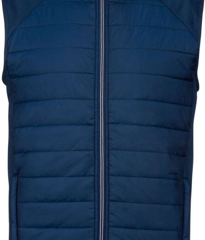 pa235-sporty_navysporty_navy-a1 Proact DUAL-FABRIC SLEEVELESS SPORTS JACKET - Sporty Navy/Sporty Navy