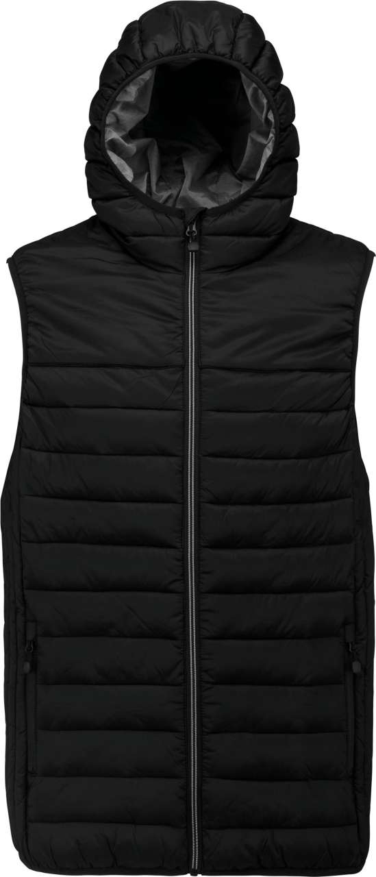 pa238-black-a1 Proact KID HOODED BODYWARMER - Μαύρο