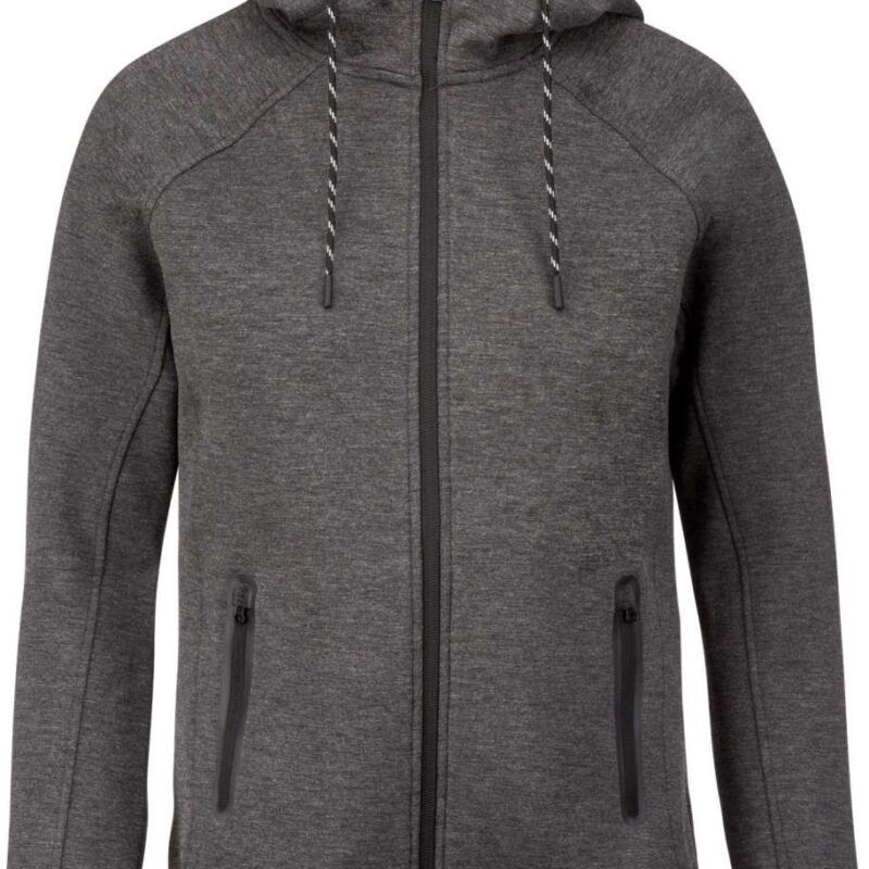 pa358-deep_grey_heather-a1 Proact SWEATSHIRT HOODED για MEN - 79% Polyester/15% Viscose/6% Elastane