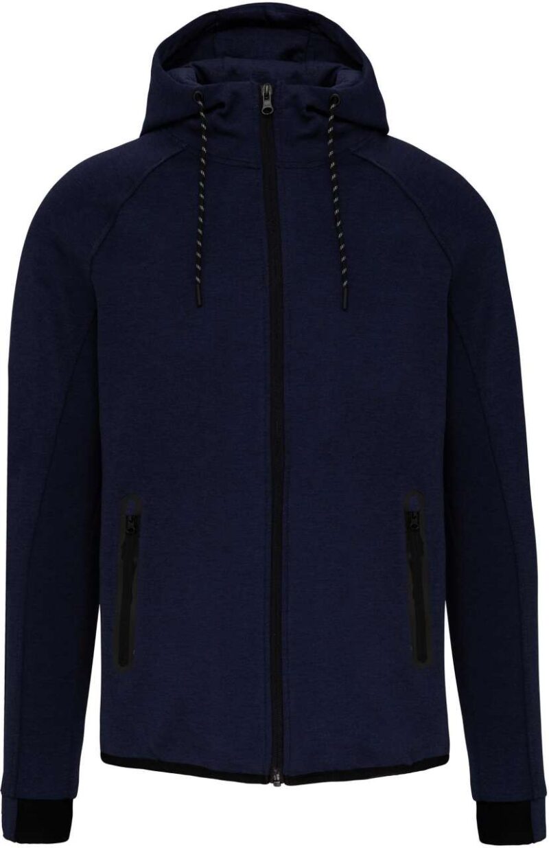 pa358-french_navy_heather-a1 Proact SWEATSHIRT HOODED για MEN - 79% Polyester/15% Viscose/6% Elastane