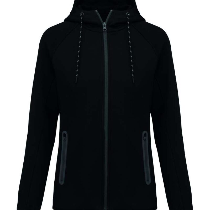 pa359-black-a1 Proact LADIES’ HOODED SWEATSHIRT - Μαύρο