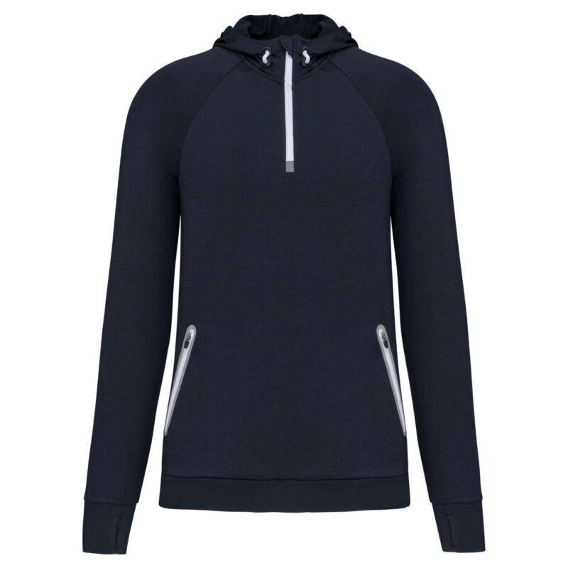 Proact ZIP NECK HOODED SPORTS SWEATSHIRT - Μπλε μαρίν