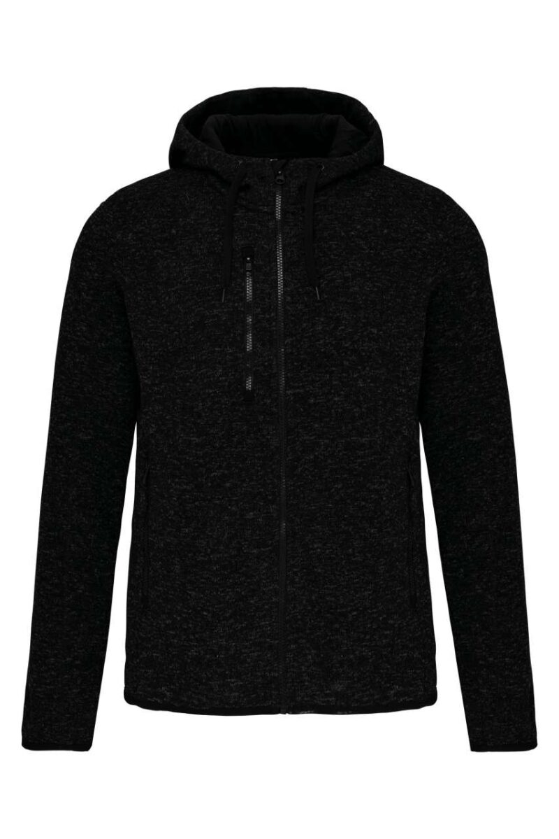 pa365-dark_grey_melange-a1 Proact SOL'S HOODED JACKET MEN - Dark Grey Melange