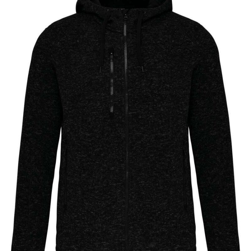 Proact SOL'S HOODED JACKET MEN - Dark Grey Melange