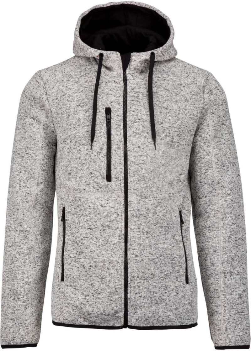 Proact SOL'S HOODED JACKET MEN - Light Grey Mélange