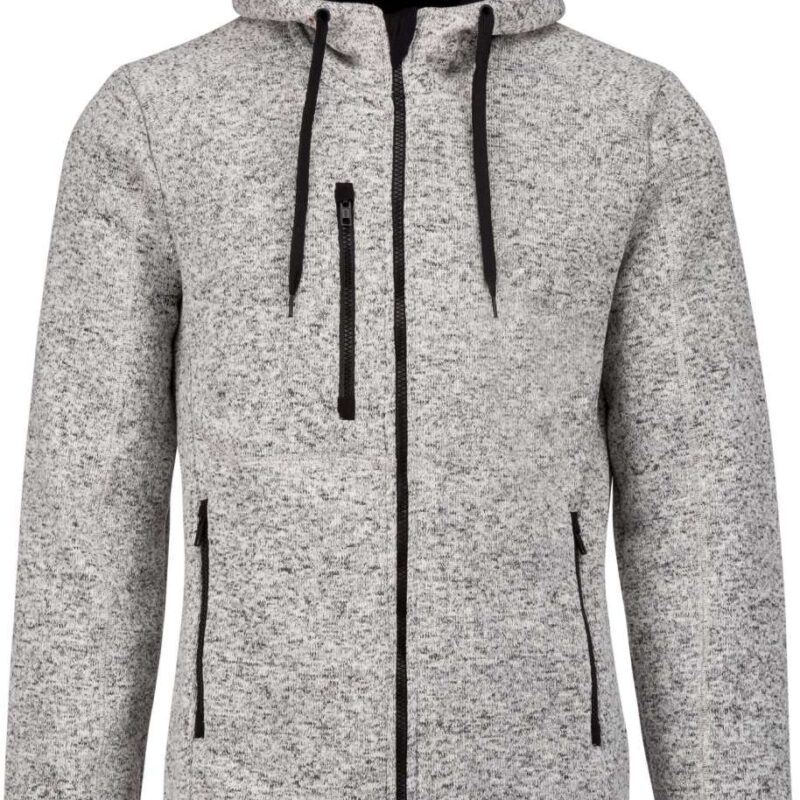 pa365-light_grey_melange-a1 Proact SOL'S HOODED JACKET MEN - Light Grey Mélange