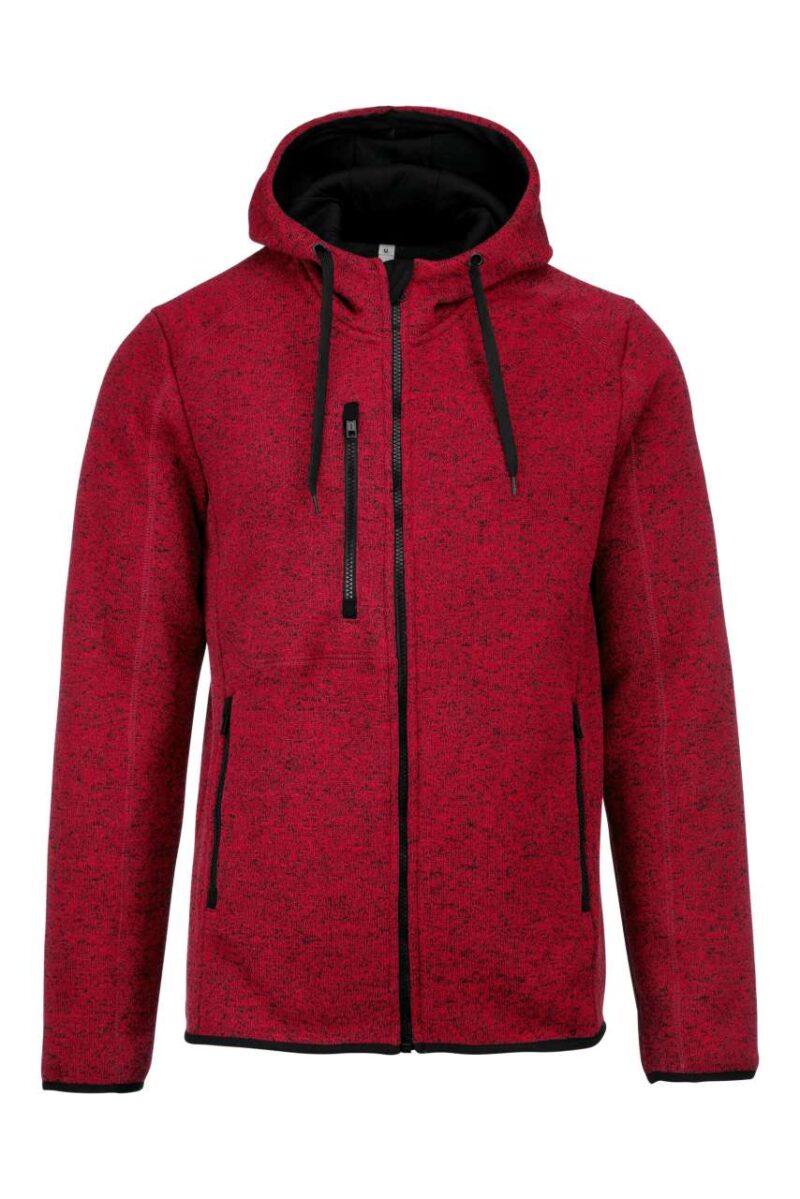 Proact SOL'S HOODED JACKET MEN - Red Melange