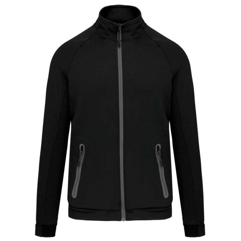 pa378-black-a1 Proact HIGH NECK JACKET - Μαύρο
