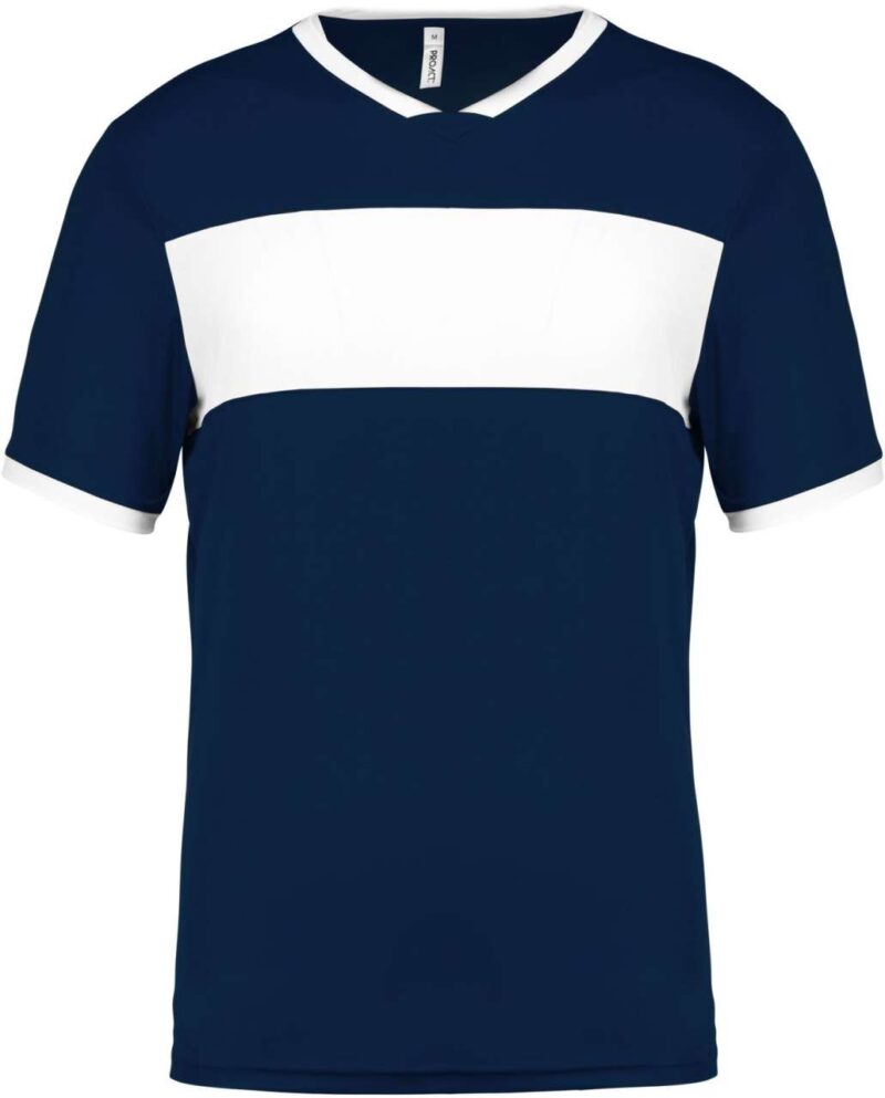 Proact ADULTS' SHORT-SLEEVED ADULTS JERSEY - Σπορ Ναυτικό/Λευκό