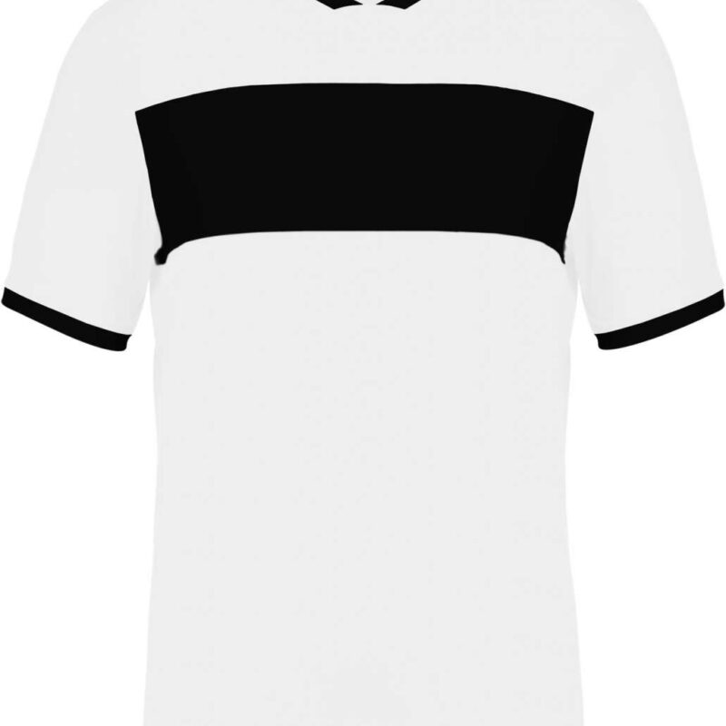 pa4001-white_black-a1 Proact SHORT-SLEEVED JERSEY της KIDS - Λευκό/Μαύρο