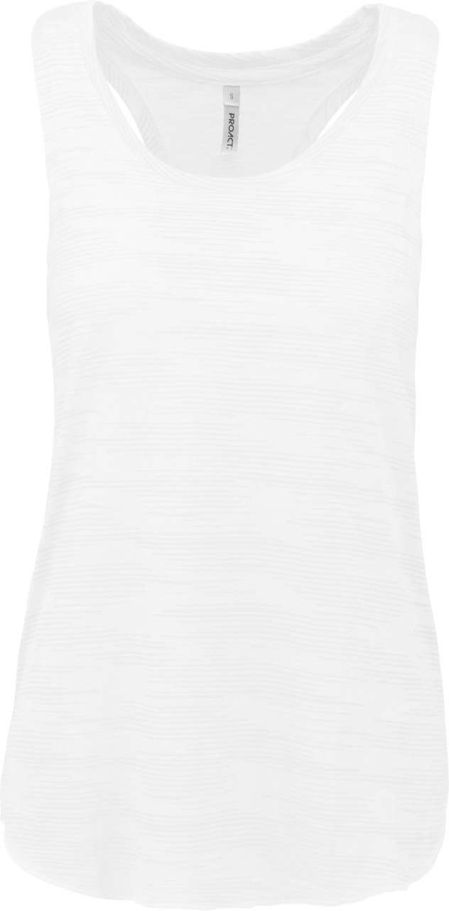 pa4009-white-a1 Proact LADIES' SPORTS TANK TOP - Λευκό