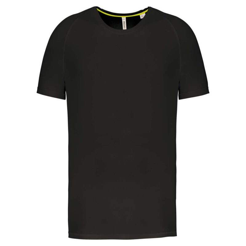Proact SOL'S T-SHIRT RECYCLED SPORTS ROUND NECK MEN - Μαύρο