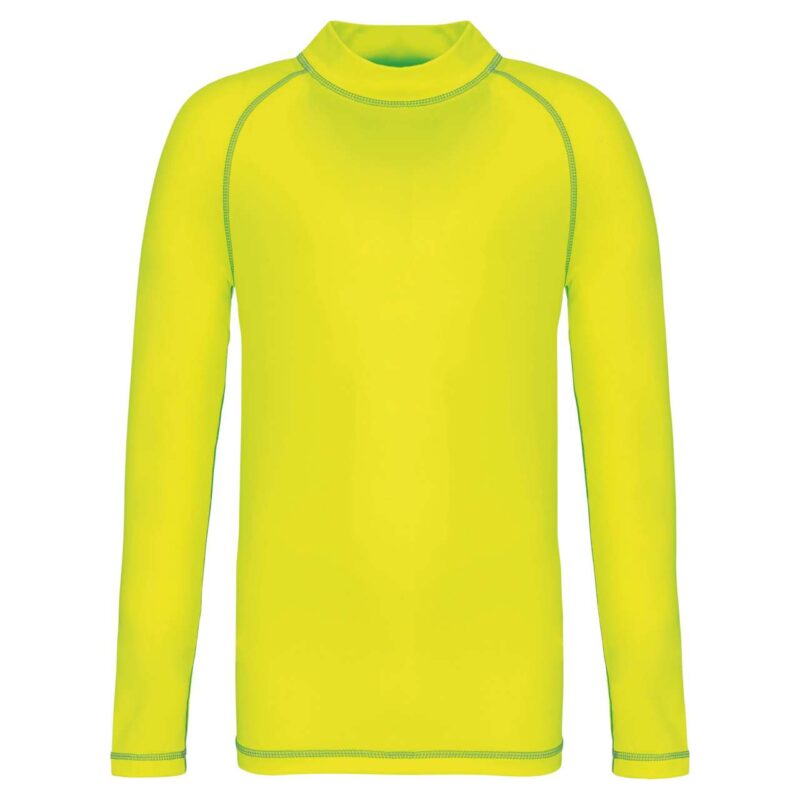 pa4018-fluorescent_yellow-a1 Proact T-SHIRT LONG-SLEEVED WITH UV PROTECTION για CHILDREN - Φωσφοριζέ Κίτρινο