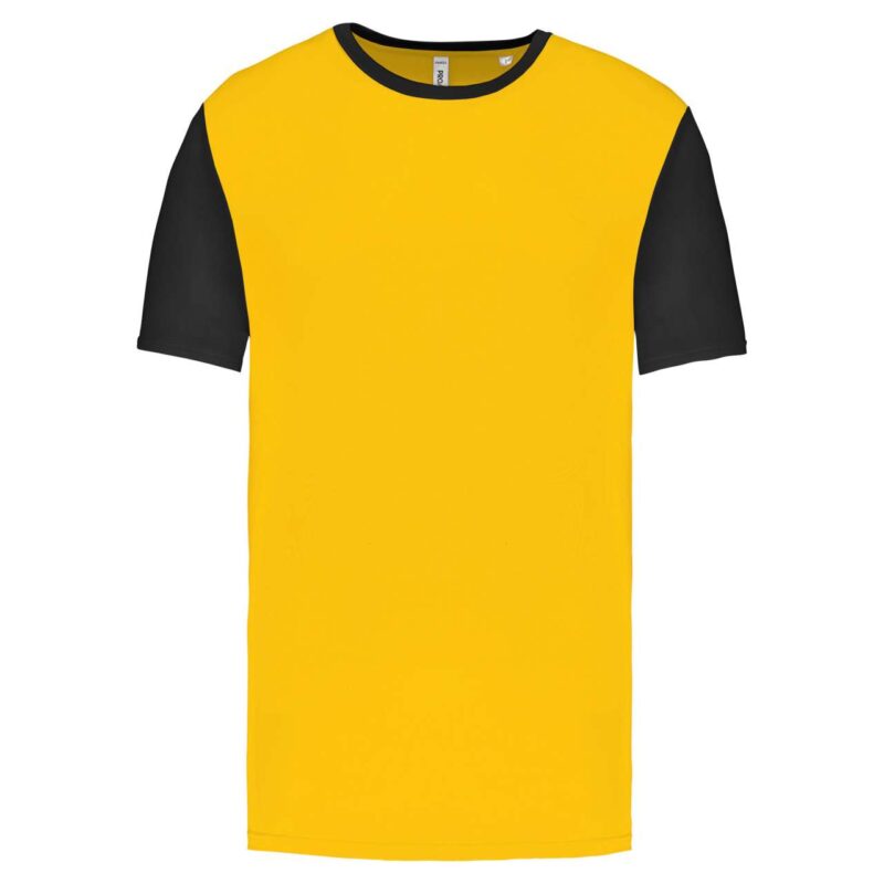 Proact T-SHIRT SHORT-SLEEVED BICOLOUR για ADULTS - Αθλητικό Κίτρινο/Μαύρο