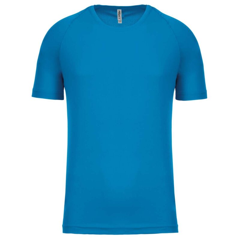 pa438-aqua_blue-a2 Proact Ανδρικό Κοντομάνικο Αθλητικό T-shirt - Σπορ βασιλικό μπλε