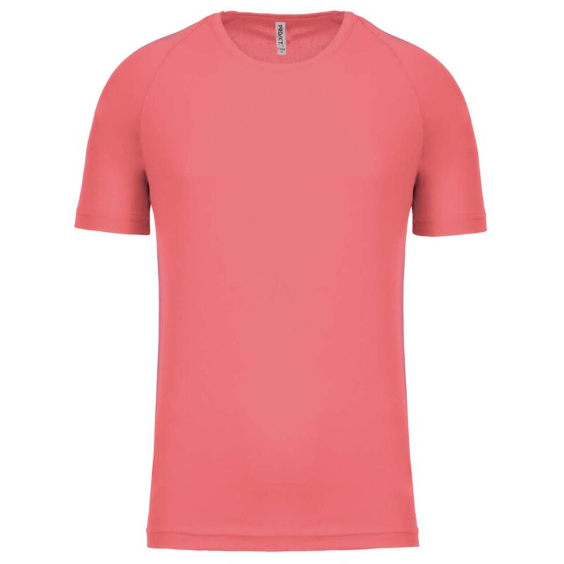 pa438-coral-a1 Proact Ανδρικό Κοντομάνικο Αθλητικό T-shirt - Coral