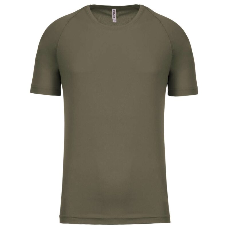 pa438-olive-a2 Proact Ανδρικό Κοντομάνικο Αθλητικό T-shirt - Λαδί