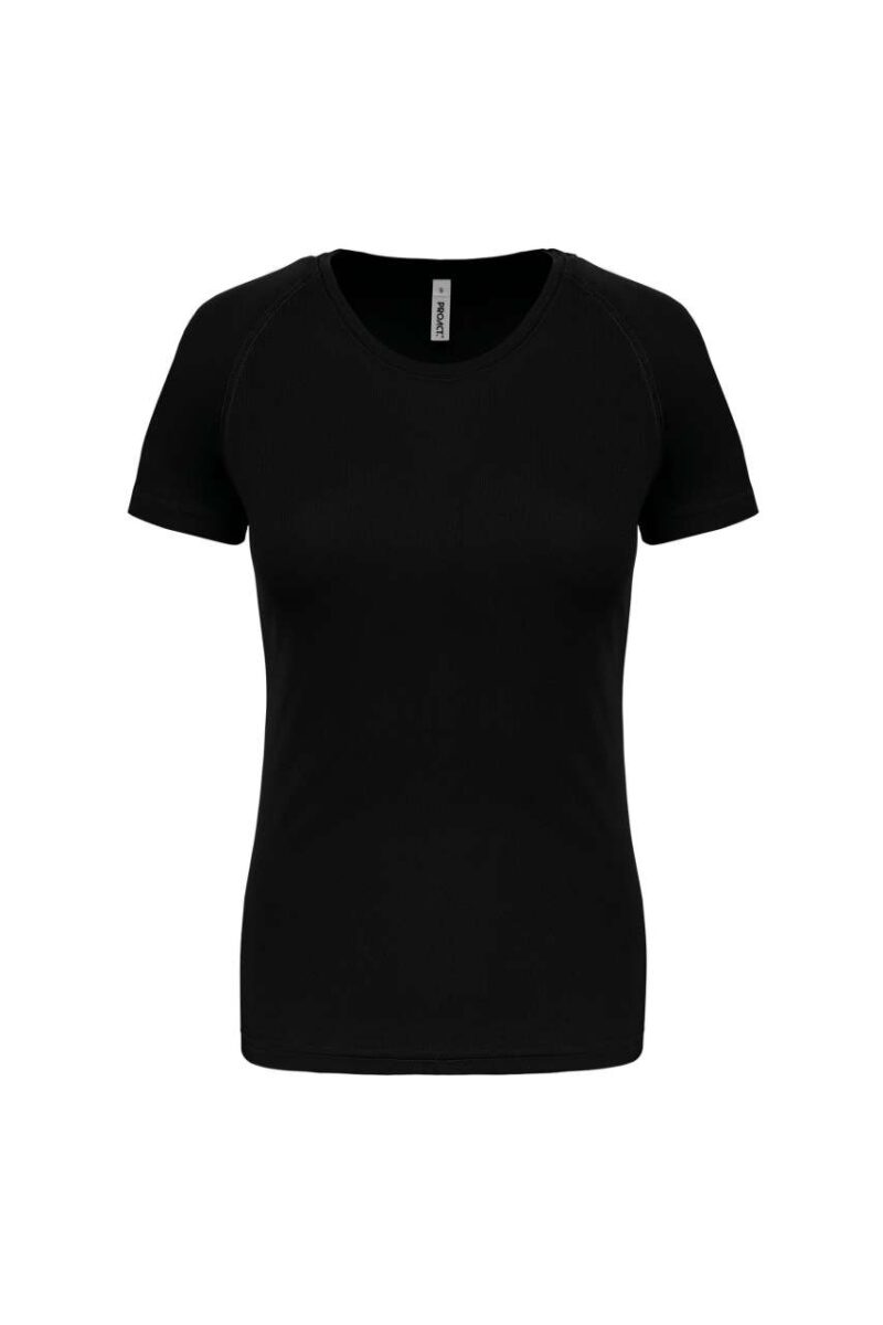 pa439-black-a2 Proact LADIES' T-SHIRT SHORT-SLEEVED SPORTS - Μαύρο