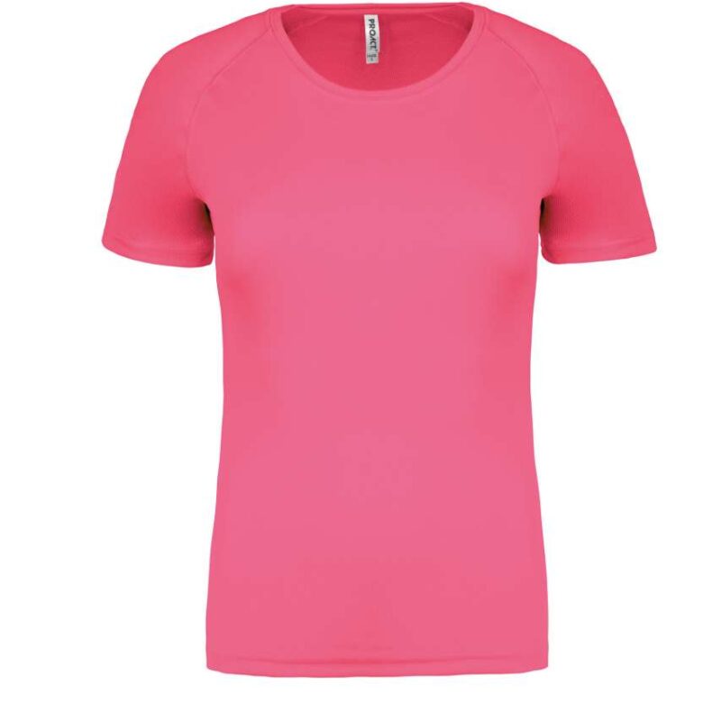 pa439-fluorescent_pink-a2 Proact LADIES' T-SHIRT SHORT-SLEEVED SPORTS - Φωσφοριζέ ροζ