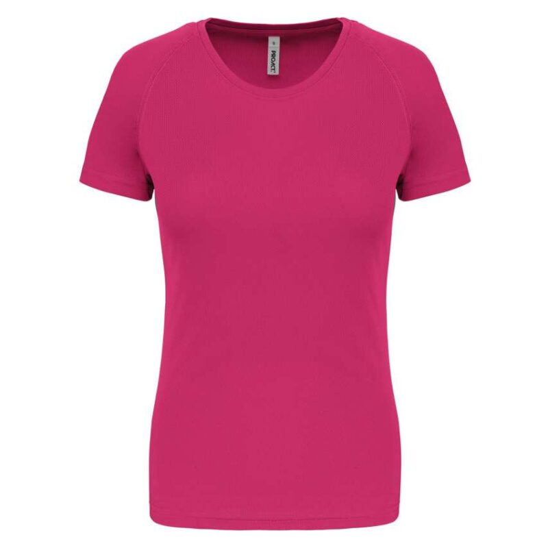 pa439-fuchsia-a2 Proact LADIES' T-SHIRT SHORT-SLEEVED SPORTS - Φούξια