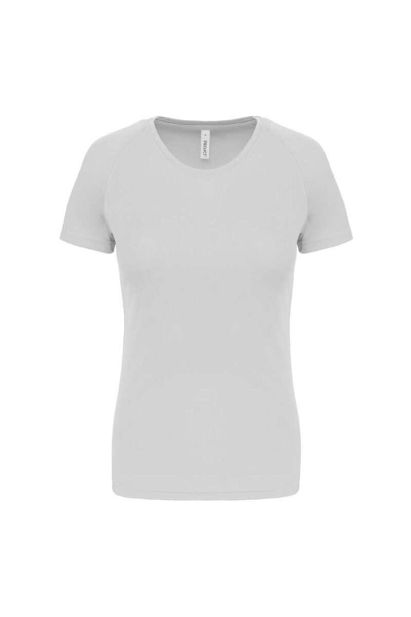 pa439-white-a2 Proact LADIES' T-SHIRT SHORT-SLEEVED SPORTS - Λευκό