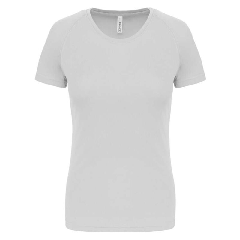 pa439-white-a2 Proact LADIES' T-SHIRT SHORT-SLEEVED SPORTS - Λευκό