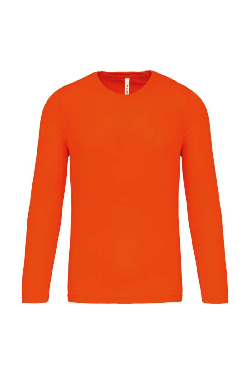 pa443-fluorescent_orange-a2 Proact Ανδρικό Μακρυμάνικο Αθλητικό T-shirt - Φωσφοριζέ Πορτοκαλί