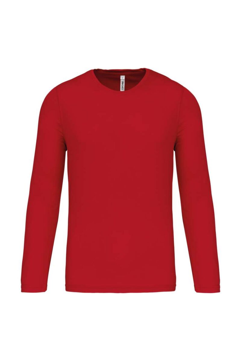 pa443-red-a2 Proact Ανδρικό Μακρυμάνικο Αθλητικό T-shirt - Κόκκινο