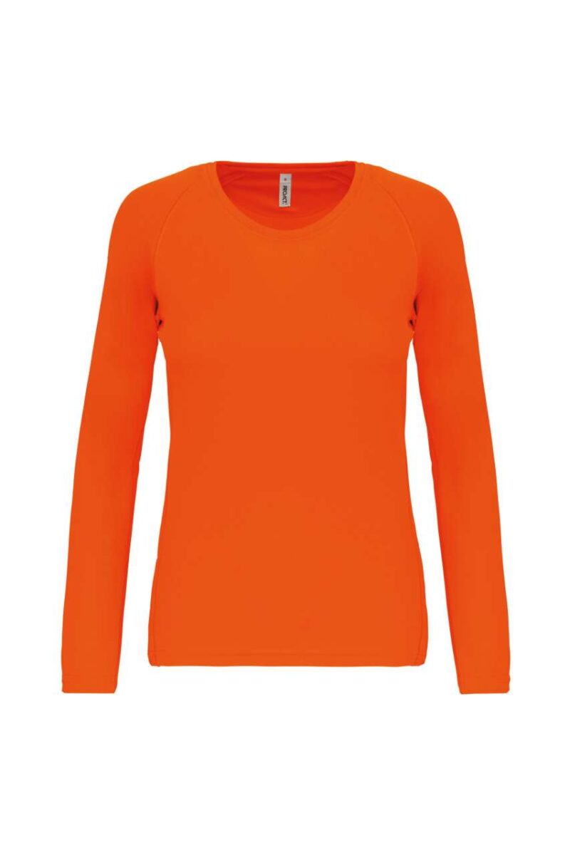 pa444-fluorescent_orange-a2 Proact LADIES' T-SHIRT SPORTS LONG-SLEEVED - Φωσφοριζέ Πορτοκαλί