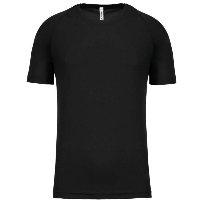 pa445-black-a1 Proact KIDS' SHORT SLEEVED SPORTS T-SHIRT - Μαύρο