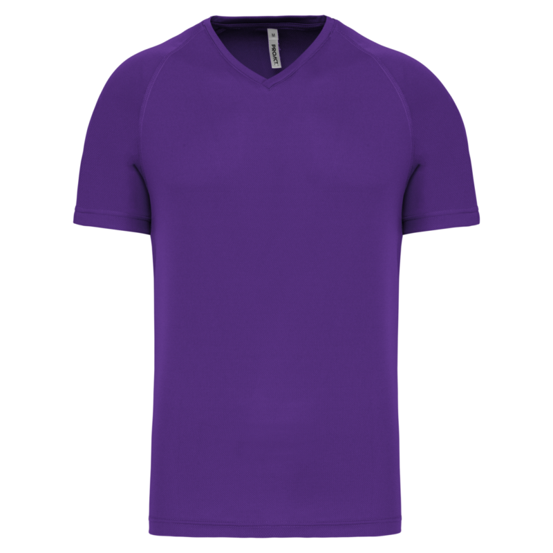 Proact SHORT-SLEEVED’S V-NECK T-SHIRT SPORTS MEN - Βιολετί