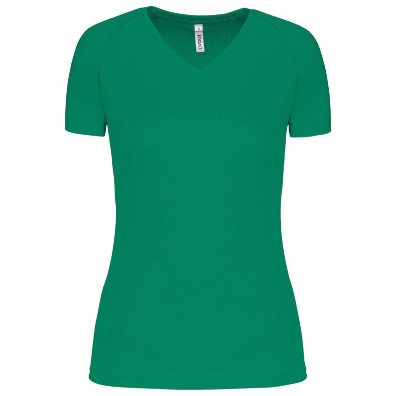 pa477-kelly_green-a1 Proact T-SHIRT LADIES' SHORT-SLEEVED SPORTS V-NECK - πράσινο του Κέλι