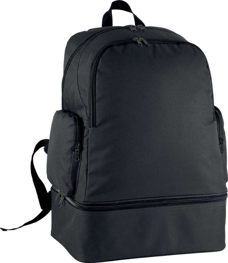 pa517-black-a1 Proact TEAM SPORTS BACKPACK WITH RIGID BOTTOM - Μαύρο
