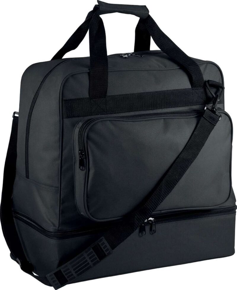 pa519-black-a1 Proact TEAM SPORTS BAG WITH RIGID BOTTOM - 60 LITRES - Μαύρο