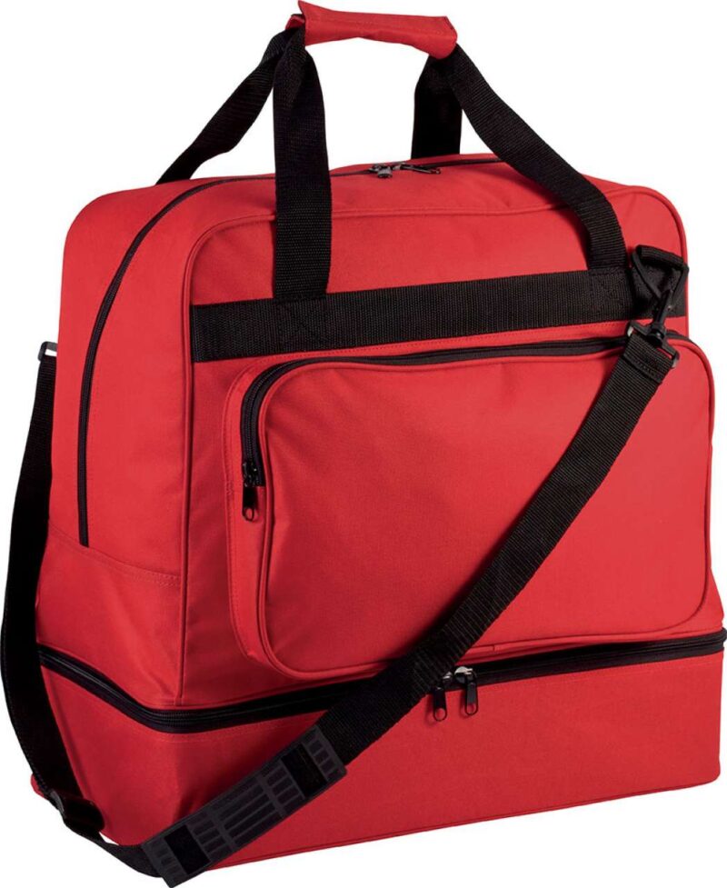pa519-red-a1 Proact TEAM SPORTS BAG WITH RIGID BOTTOM - 60 LITRES - Κόκκινο