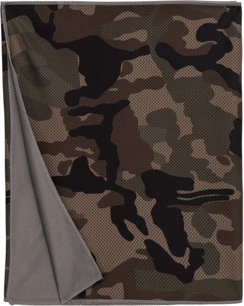 pa578-olive_camouflage-a1 Proact REFRESHING SPORTS TOWEL - Olive Camouflage