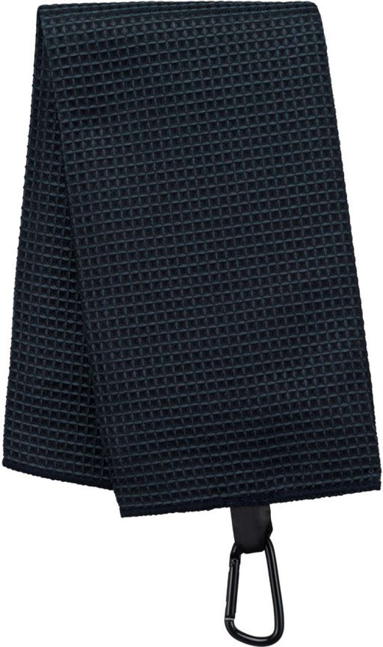 pa579-black-a1 Proact WAFFLE GOLF TOWEL - Μαύρο