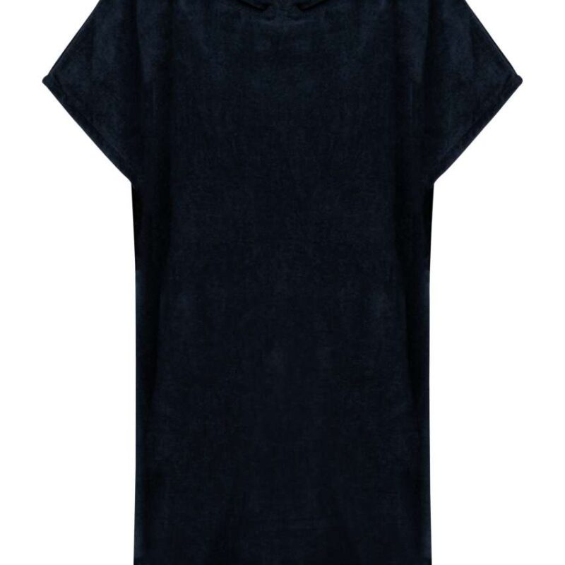 pa581-navy-a1 Proact UNISEX HOODED TOWELLING PONCHO - Μπλε μαρίν