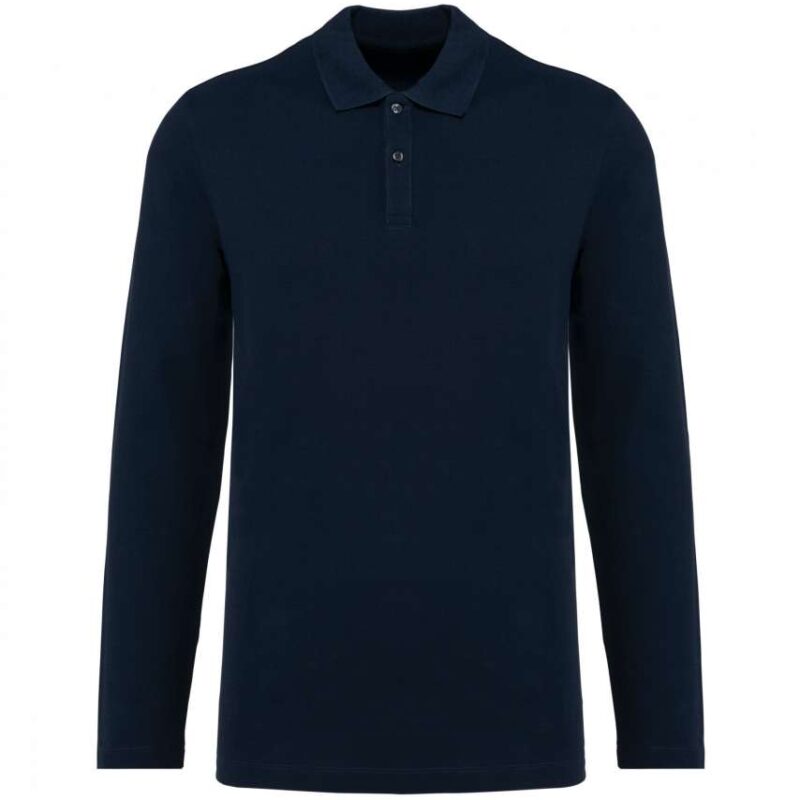 Kariban Premium MEN'S LONG-SLEEVED SUPIMA® POLO SHIRT - Deep Navy