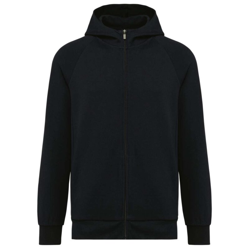 pk400-black-a1 Kariban Premium SOL'S MEN ZIPPED HOODIE - Μαύρο